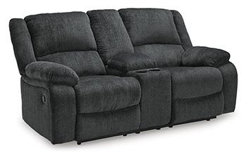 Draycoll Reclining Loveseat with Console